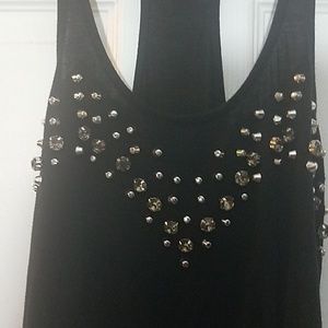 Jeweled tank top